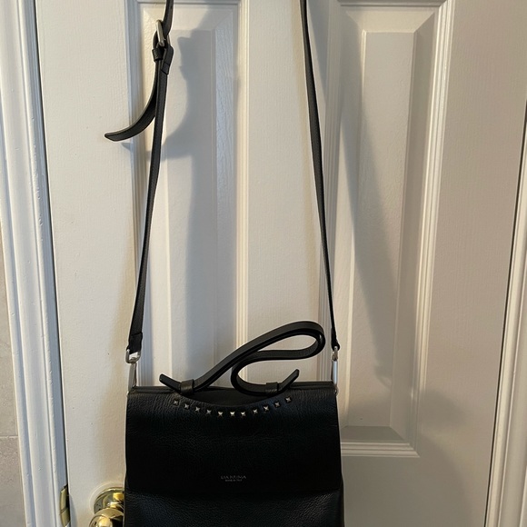 Lia Numa Italian leather handbag - Picture 3 of 5